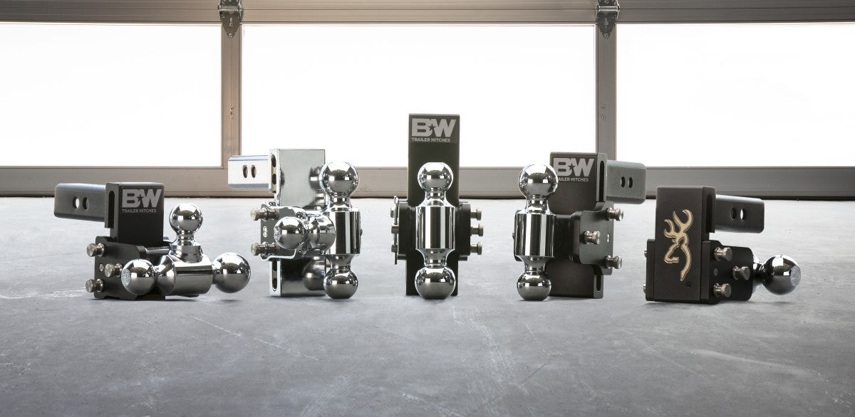 B&W Tow & Stow Adjustable Ball Mounts