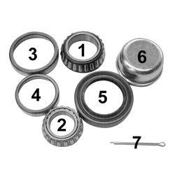 RT RTBEA350 - Bearing Kits 3.5K lb - 44649, 68149, 44610, 68111, Seal, Cap RT
