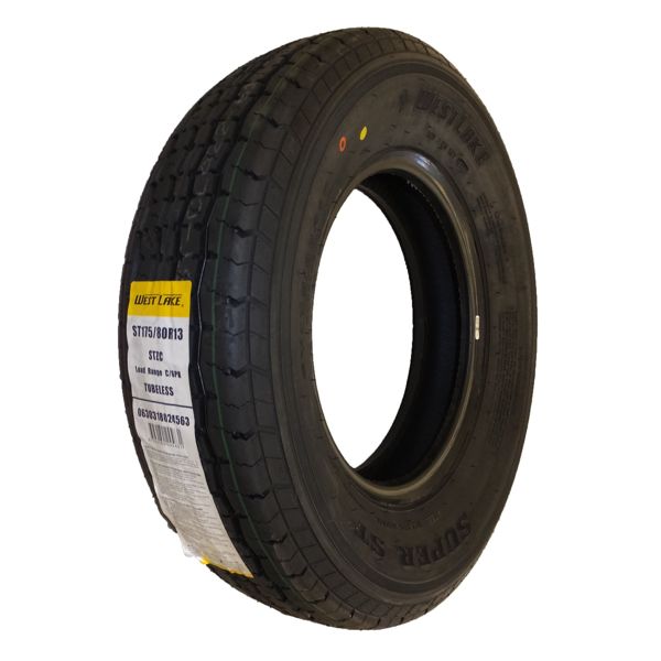 RT RDG25-700-568 - Satin Black Mite 13x5 Alloy Wheel & Tire ST175/80R13 LRC
