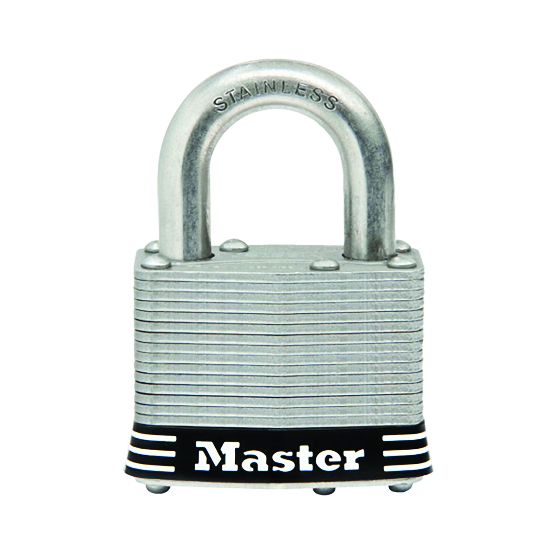 2" x 1" LAMINATED STAINLESS STEEL PADLOCK