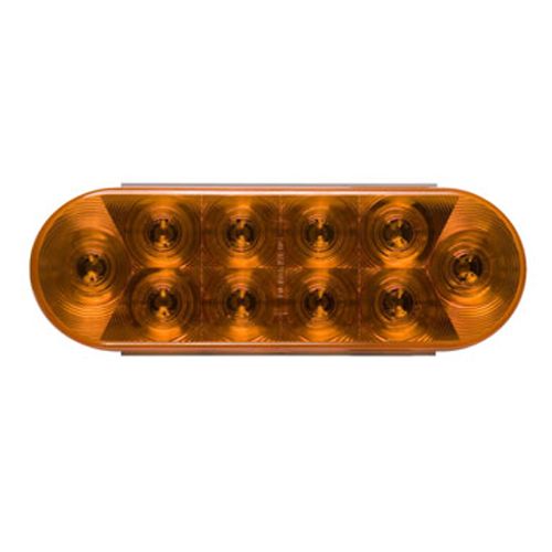 LED TAIL LIGHT,AMBER, 6" , GROMMET MOUNT, 10-DIODES