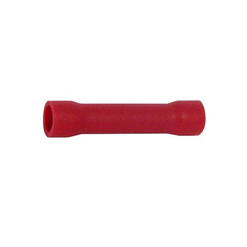 BUTT CONNECTOR RED 22-18 (100)
