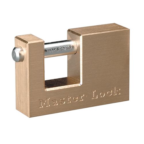 Masterlock 605DAT - Brass Coupler Latch Lock with 3/4in Shackle