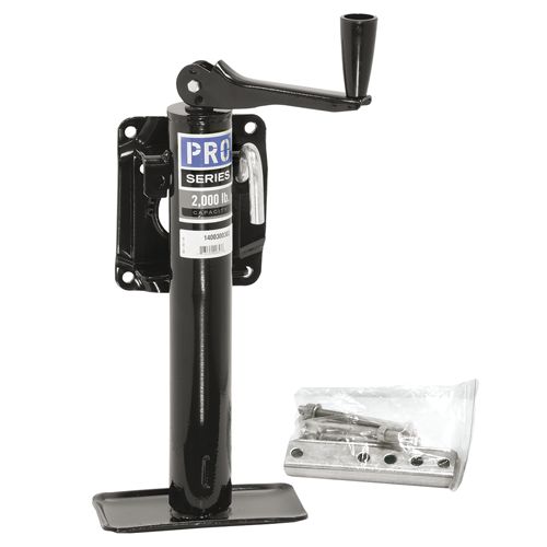 UTILITY TRAILER JACK 2K, BOLT-ON, SIDEWIND