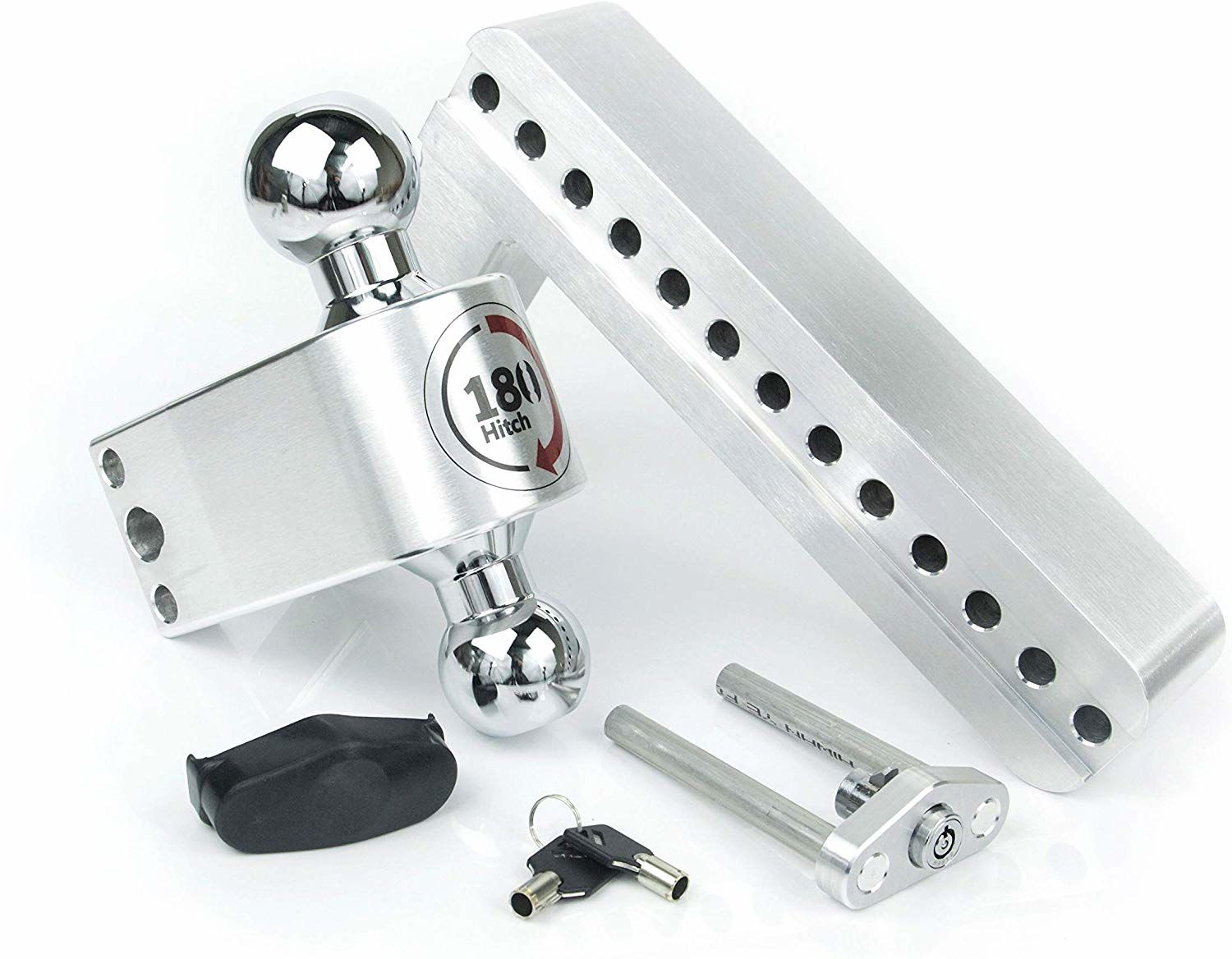 Weigh Safe CTB10-2 - Turnover Ball 10" Drop Hitch with 2" Shank