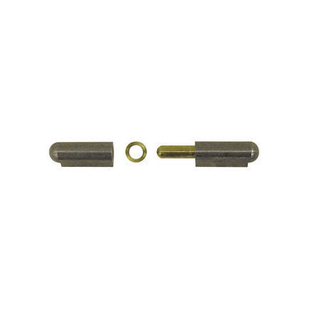 STEEL WELD-ON BULLET HINGE, BRASS PIN/ BUSHING 0.98 X 5.91"