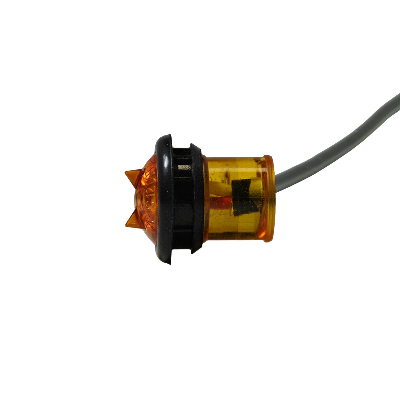 Uni-Bond LED0700A - 0.75" Round Side Marker LED Light Amber