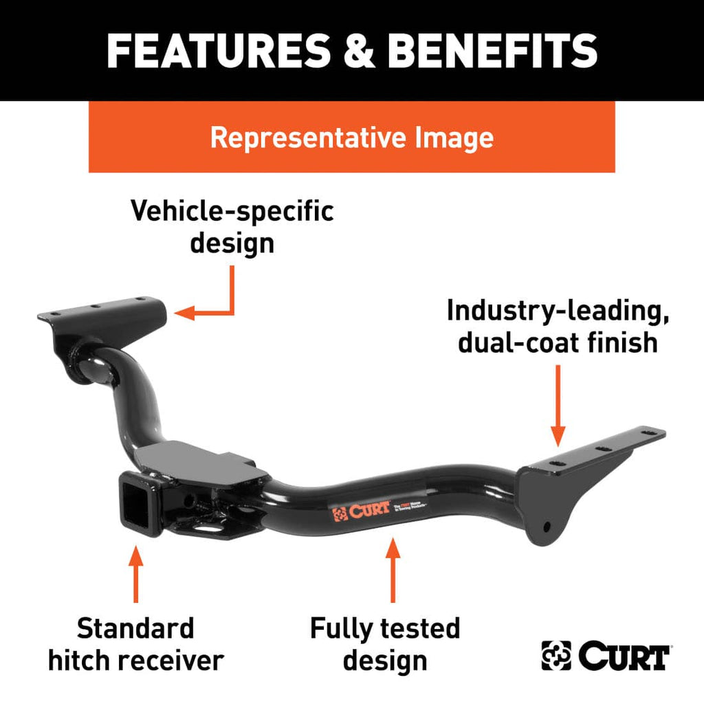 CURT 13291 - CLASS 3 HITCH 17-26 JAGUAR F-PACE