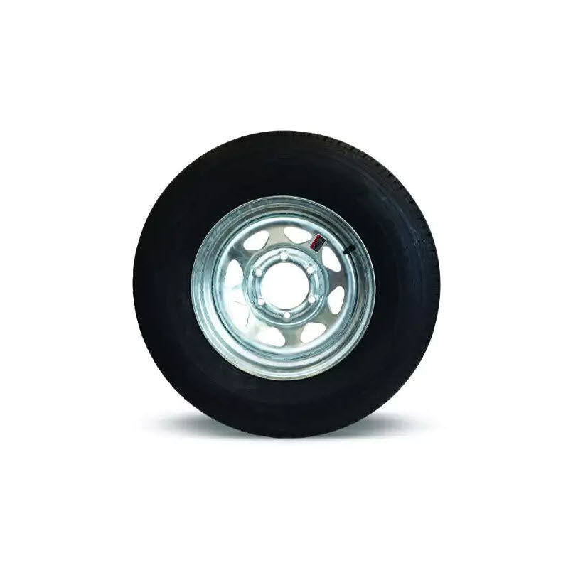 Tow-Rite RDG3730-SGA5 - Tire & Rim 5.3 X 12 LRC Galvanized Spoke 3.19