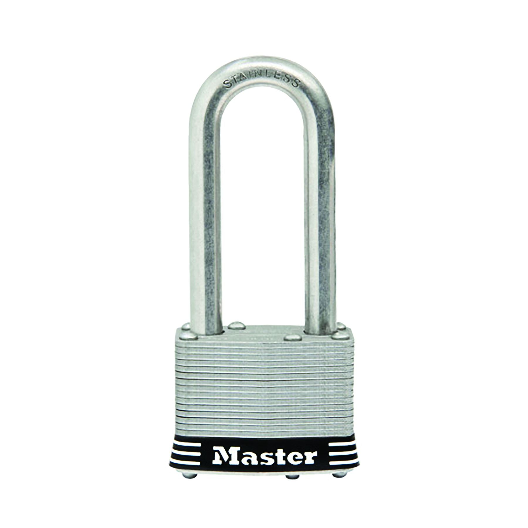 2" x 2 1/2" LAMINATED STAINLESS STEEL PADLOCK