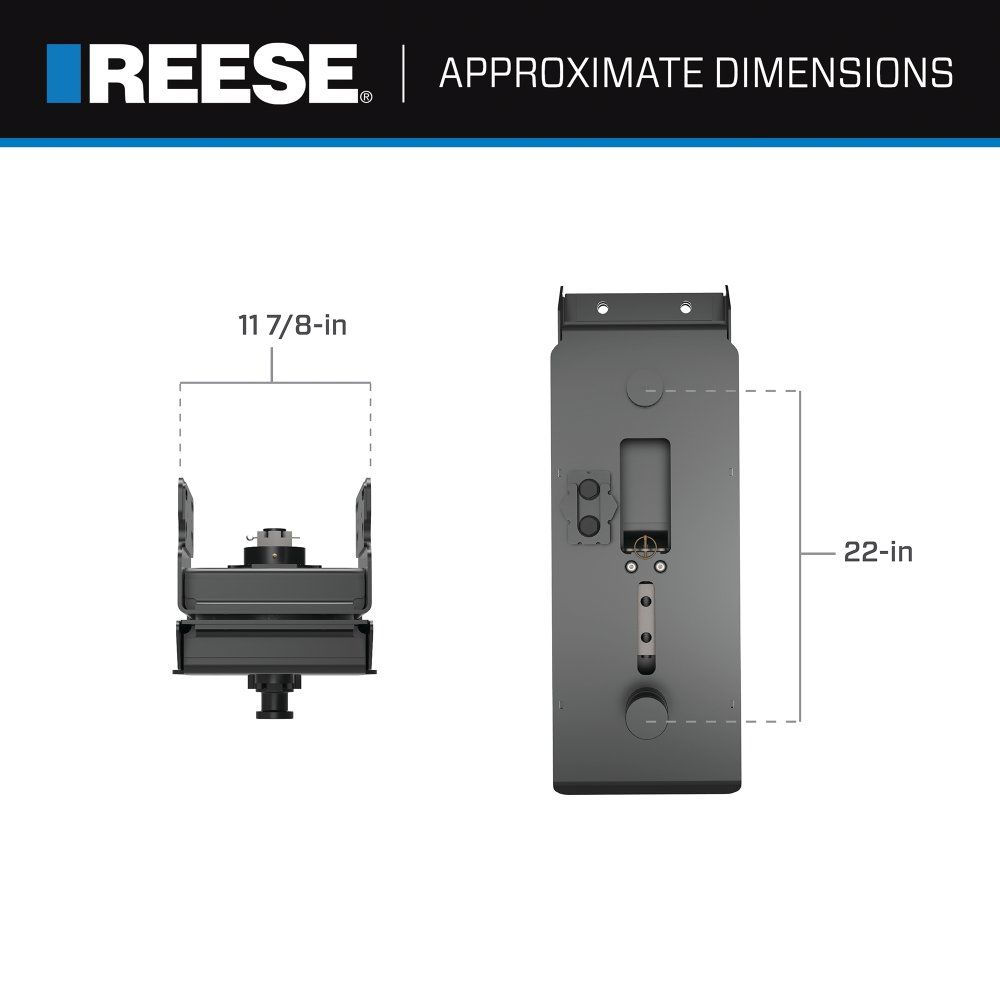 Reese 69220 - Sidewinder™ 5th Wheel Pin Box 20K