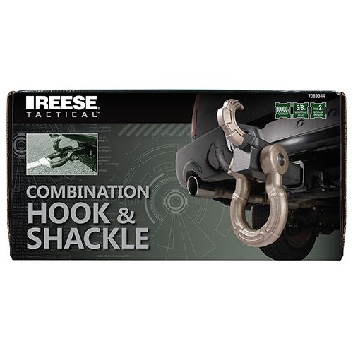 Reese 7089344 - Tow Mount Hook & Shack w/ 5/8" Mounting Hole, 10000 Lbs