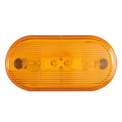 MARKER LIGHT, OVAL, 2 BULB, AMBER