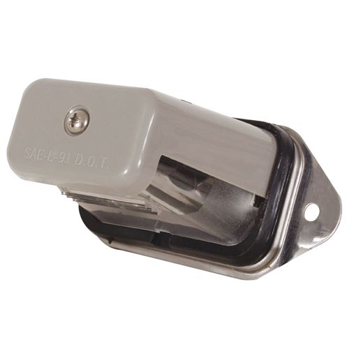 LICENSE LIGHT, COATED GRAY HOUSING