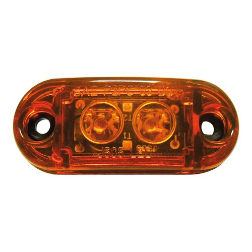 LED OVAL SEALED LIGHT AMBER