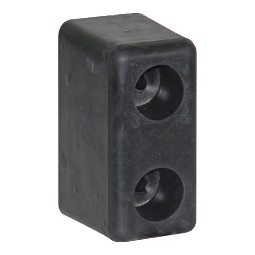 MOLDED RUBBER BUMPER - 3 X 3-1/2 X 6" TALL - (2/SET)