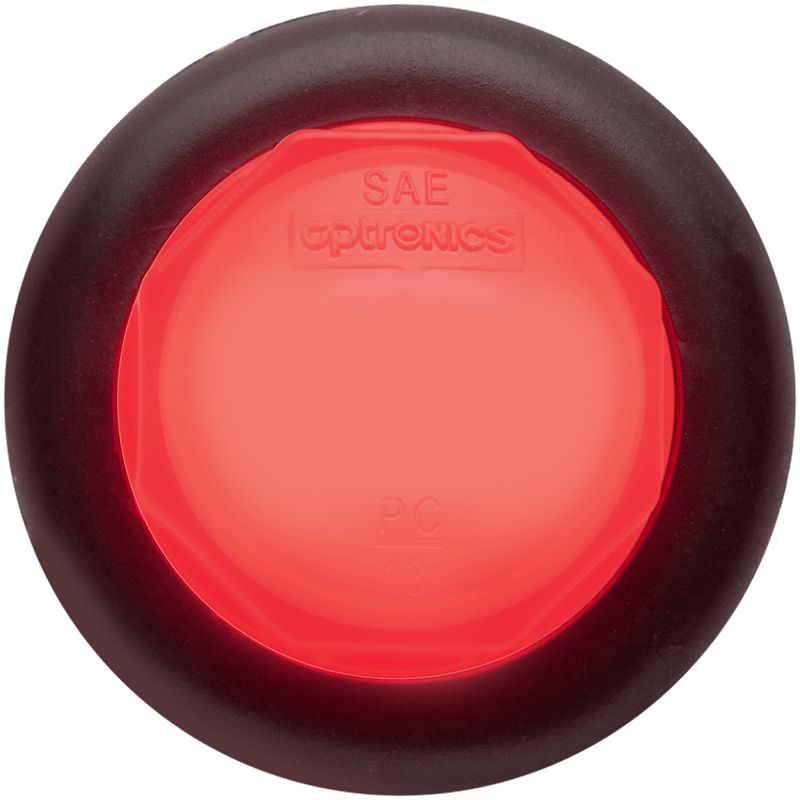 Optronics MCL110RKB - MCL110 Series, Red 3/4" PC Rated Marker/Clearance Light Kit With Grommet