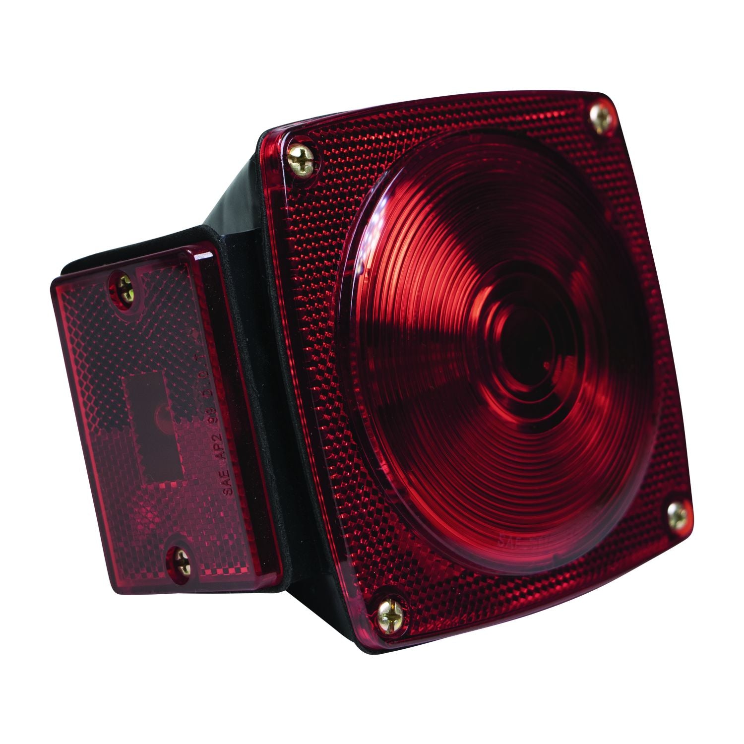 Tow Rite RT1536LED - Stop & Tail Light Submersible Red - Left Side 5.25" x 4.5"